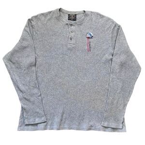 Vintage 90’s Bird Observatory Waffle Knit Thermal Shirt